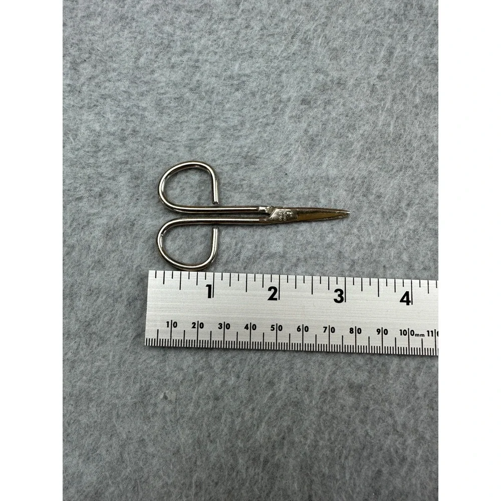 8pc Vintage Miniature Sewing Embroidery Scissors Lot Germany USA Ornate Metal